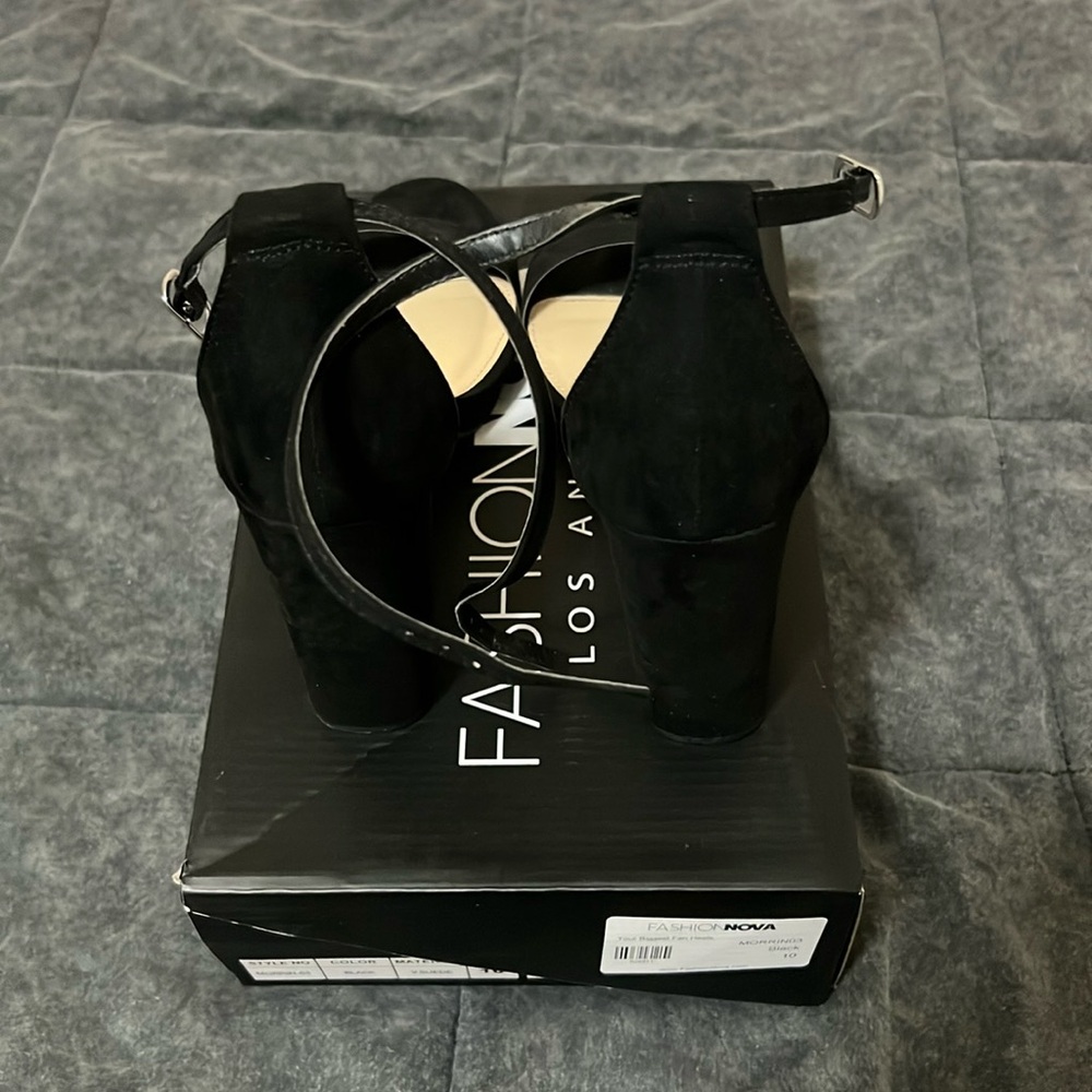 Black Suede Heels